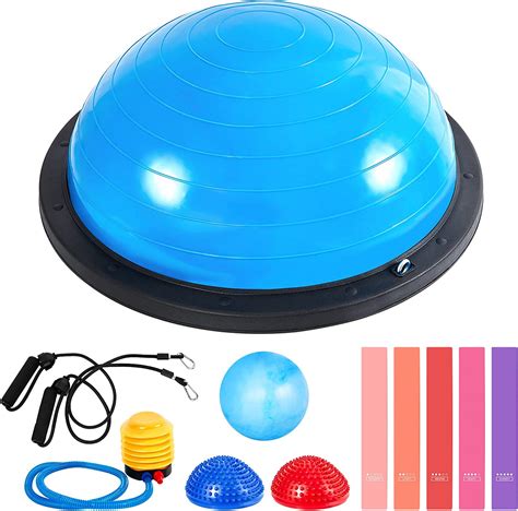 semi circle exercise ball|Amazon.com: Half Exercise Ball.